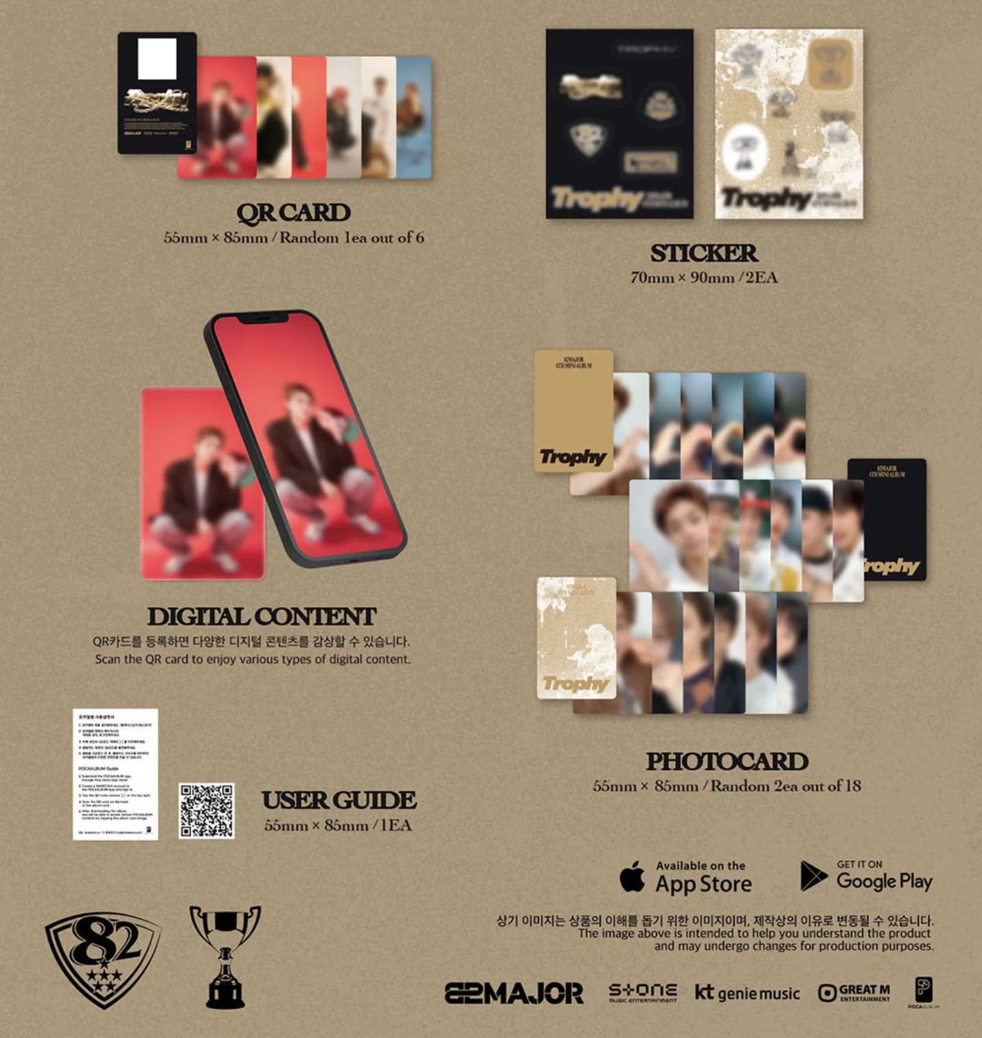 82MAJOR - TROPHY (POCA ALBUM VER.) - Image 3