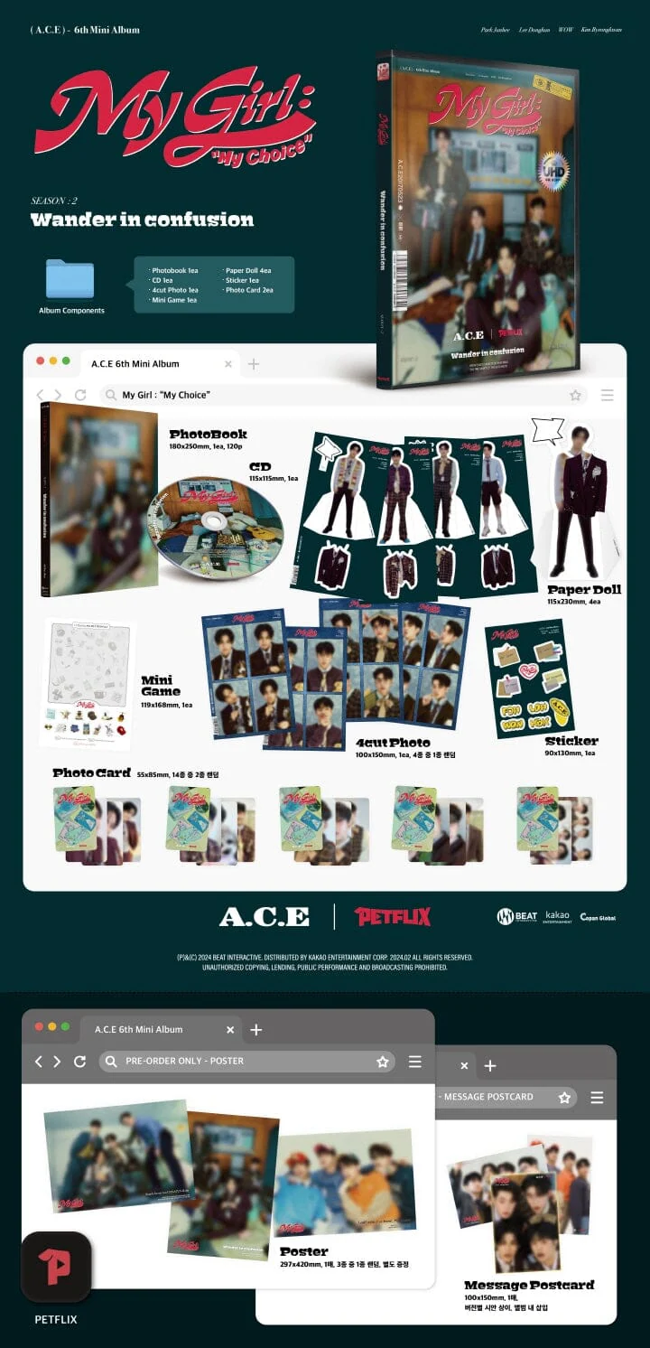 A.C.E - MY GIRL : “MY CHOICE” (6TH MINI ALBUM) - Image 5