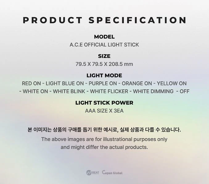 A.C.E - OFFICIAL LIGHT STICK VER.2 - Image 8