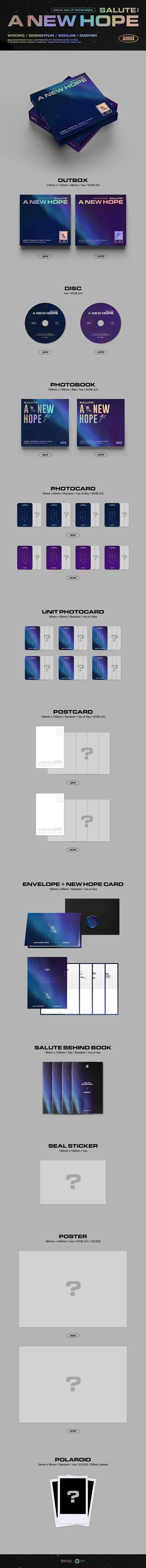 AB6IX - 3RD EP REPACKAGE [SALUTE: A NEW HOPE] (NEW / Hope Ver.) - Image 5