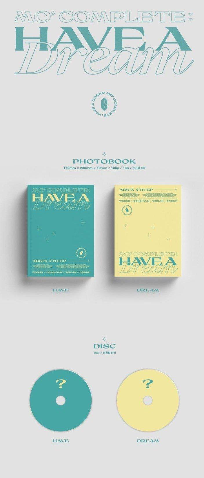 AB6IX - 4th EP [MO` COMPLETE : HAVE A DREAM] - Image 3
