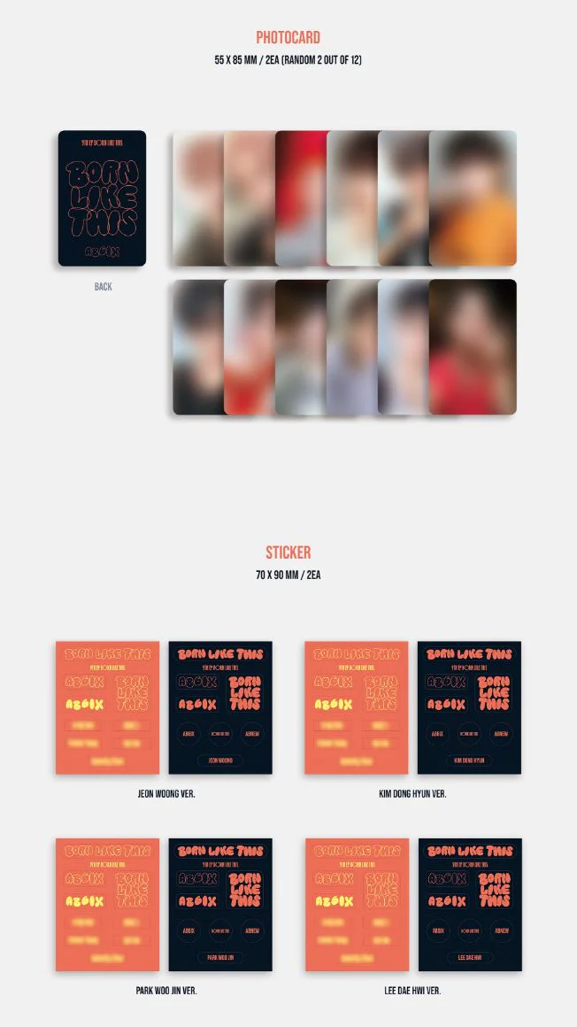 AB6IX - BORN LIKE THIS (POCA ALBUM) - Image 4