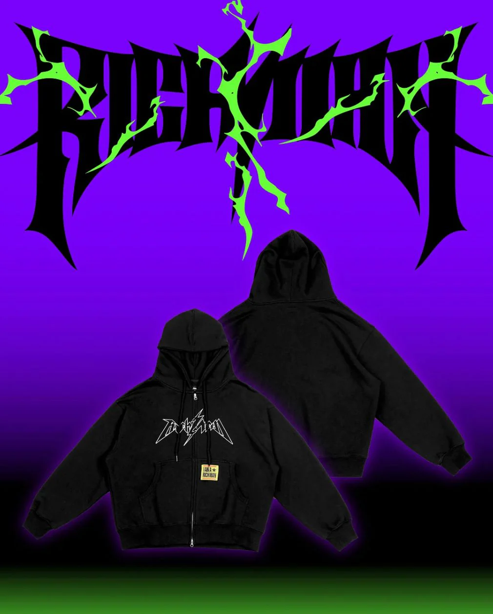 AESPA - HOODIE ZIP UP (RICH MAN POP UP OFFICIAL MD) - Image 2