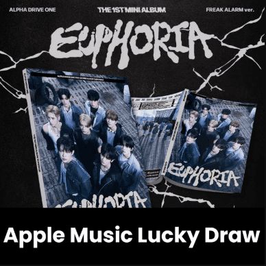 ALPHA DRIVE ONE - EUPHORIA (FREAK ALARM VER.) + Apple Music Lucky Draw Photocard
