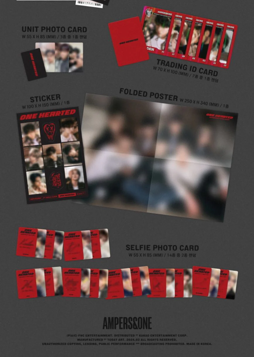 AMPERS&ONE - ONE HEARTED (2ND SINGLE ALBUM) - Image 5