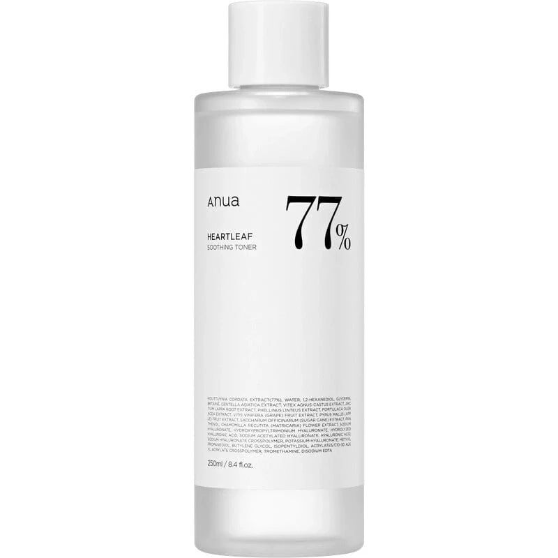 ANUA - HEARTLEAF 77% SOOTHING TONER (250ML)