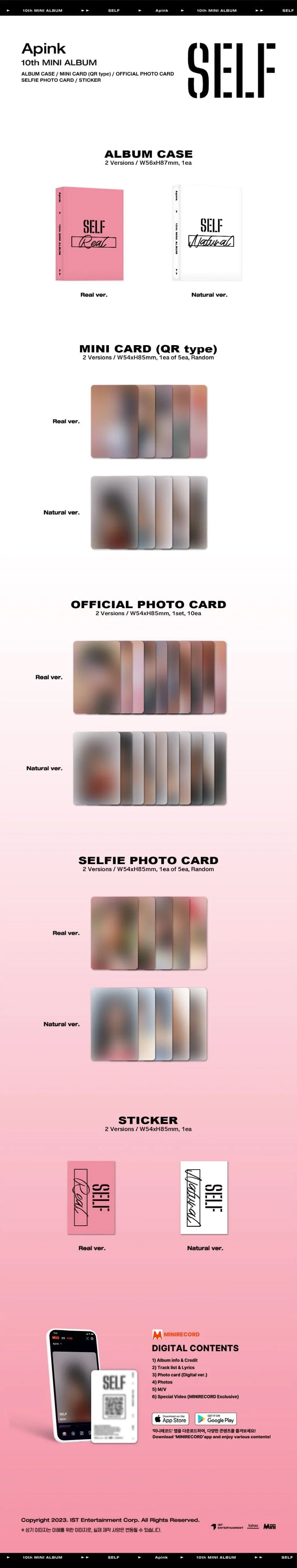 APINK - SELF (10TH MINI ALBUM) Platform Version - Image 4