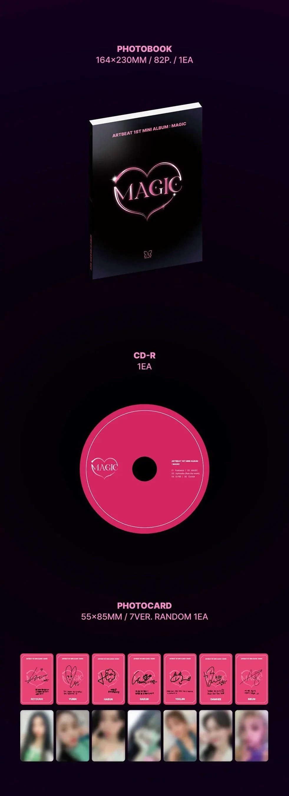 ARTBEAT - MAGIC (1ST MINI ALBUM) - Image 4