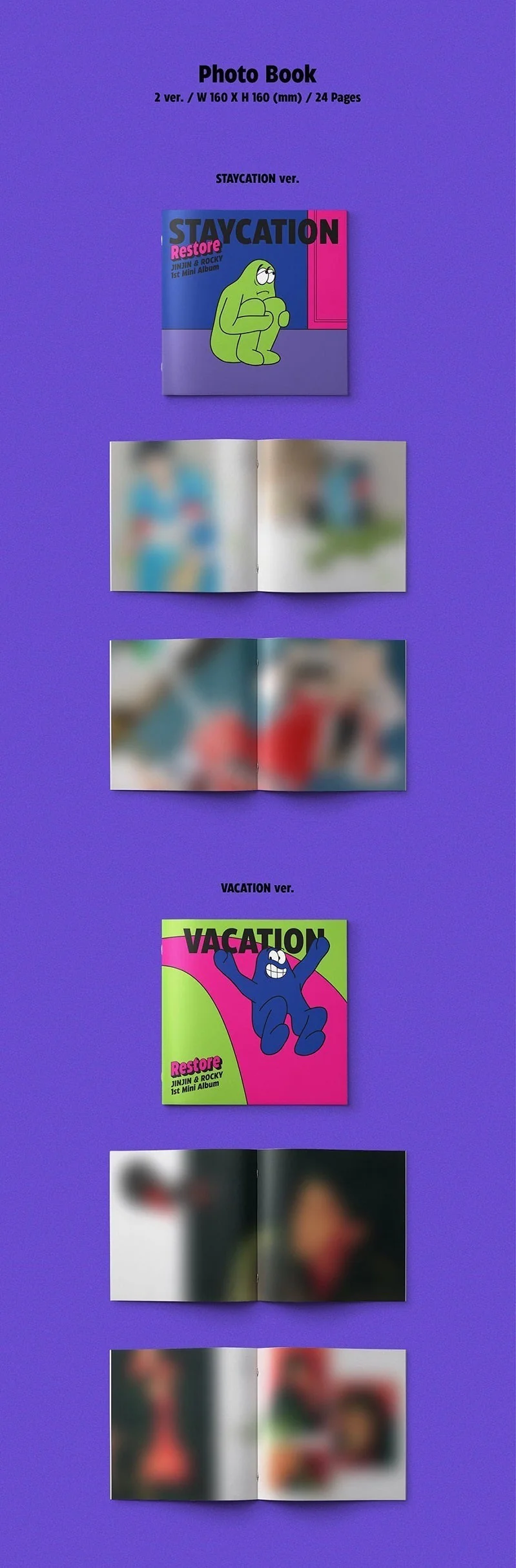 ASTRO JINJIN & ROCKY - RESTORE (1ST MINI ALBUM) - Image 3