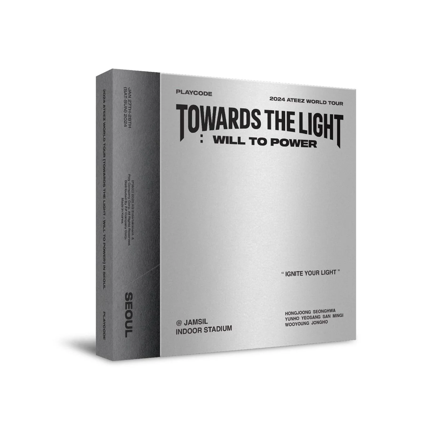 ATEEZ - 2024 WORLD TOUR 'TOWARDS THE LIGHT : WILL TO POWER' IN SEOUL (PLAYCODE)