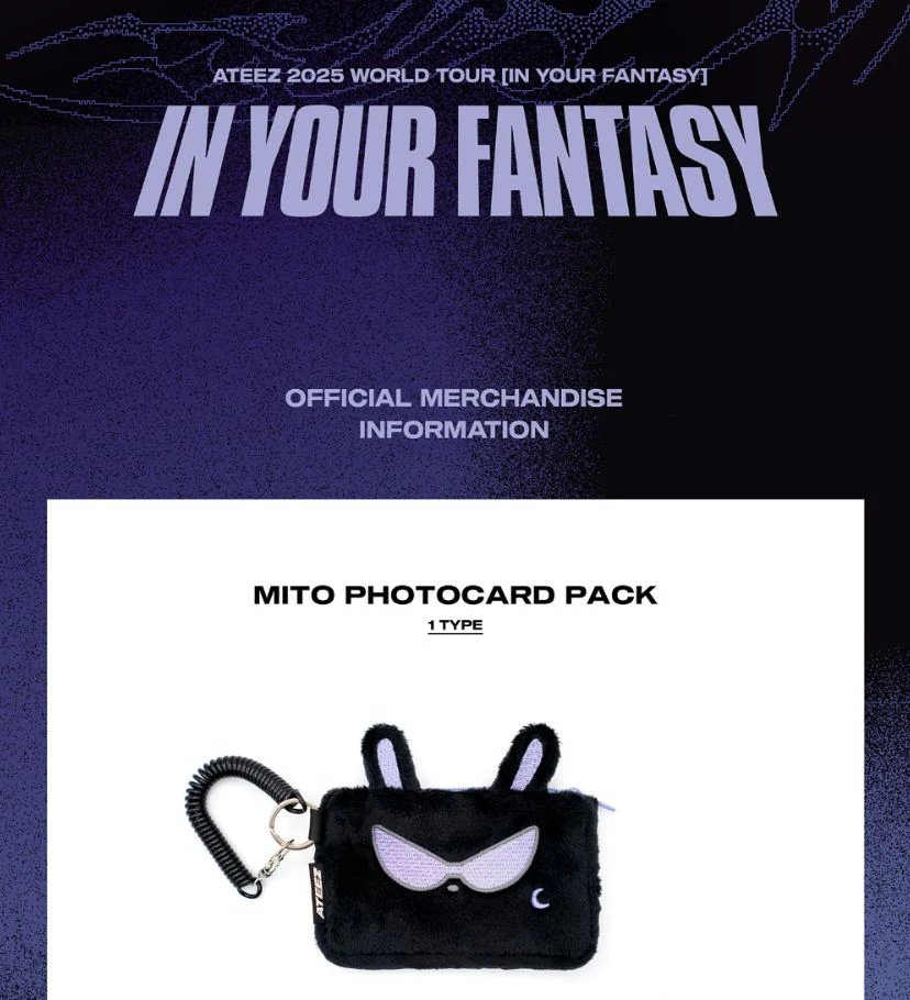 ATEEZ - 2025 WORLD TOUR 'IN YOUR FANTASY' IN INCHEON OFFICIAL MD - Image 12