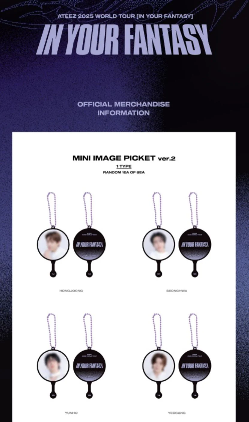 ATEEZ - 2025 WORLD TOUR 'IN YOUR FANTASY' IN INCHEON OFFICIAL MD - Image 6