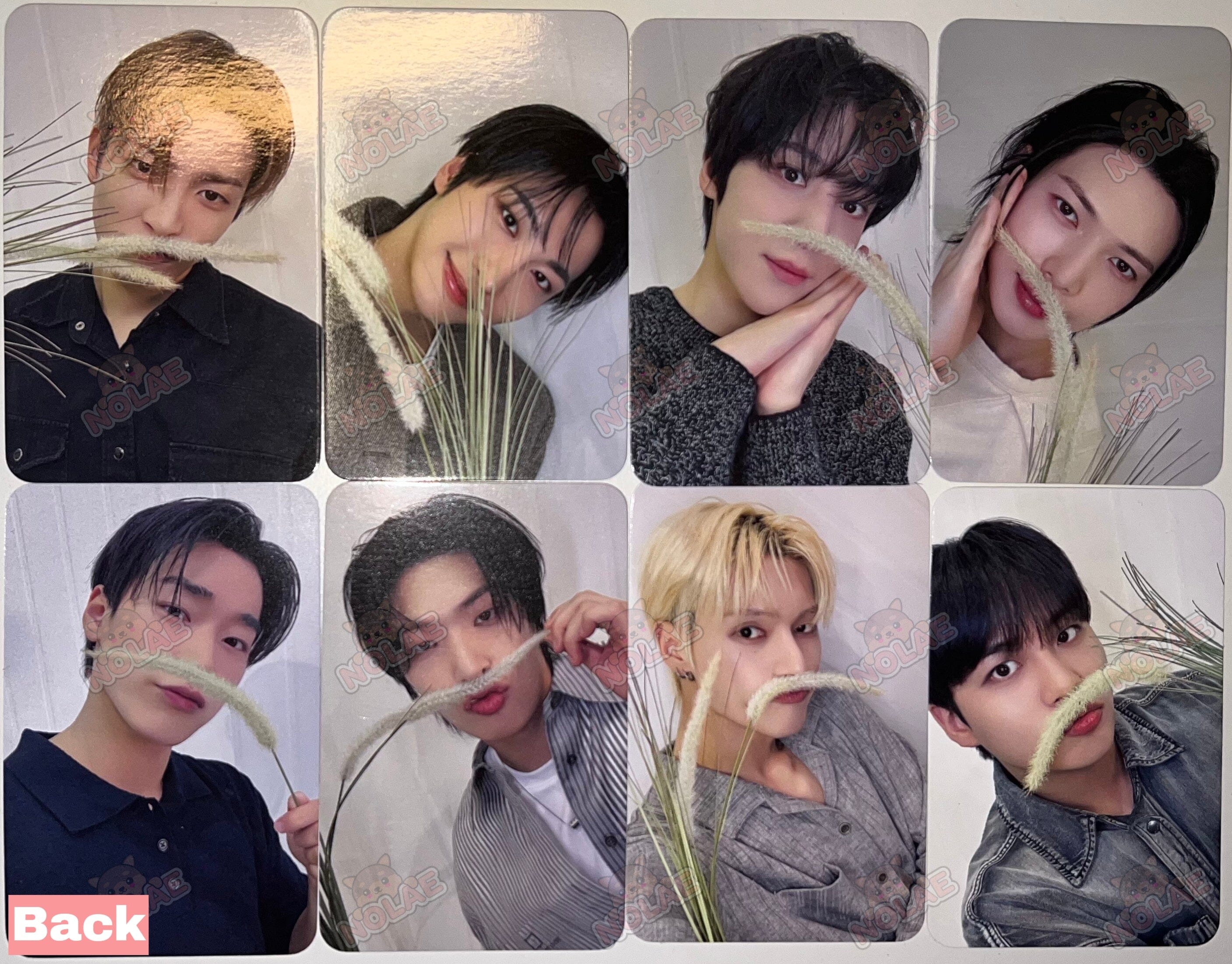 ATEEZ - GOLDEN HOUR : PART 3 -  DEAR MY MUSE FANSIGN EVENT DOUBLE SIDED PHOTOCARD - Image 2
