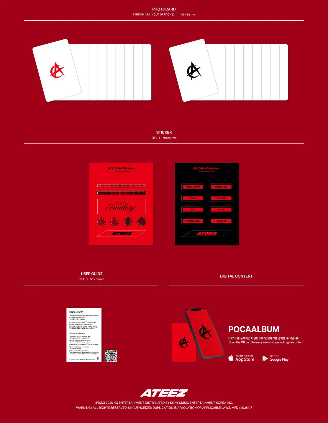 ATEEZ - GOLDEN HOUR : PART.3 (IN YOUR FANTASY EDITION) - Image 4