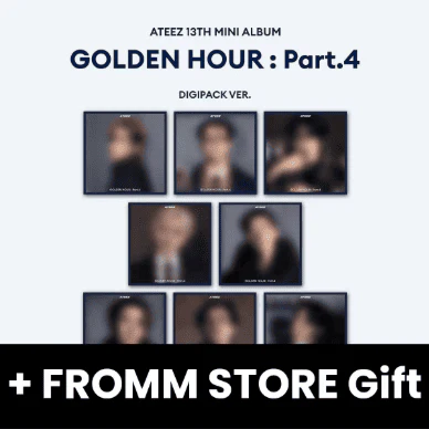 ATEEZ - GOLDEN HOUR : PART.4 (DIGIPACK VER.) + FROMM STORE Gift