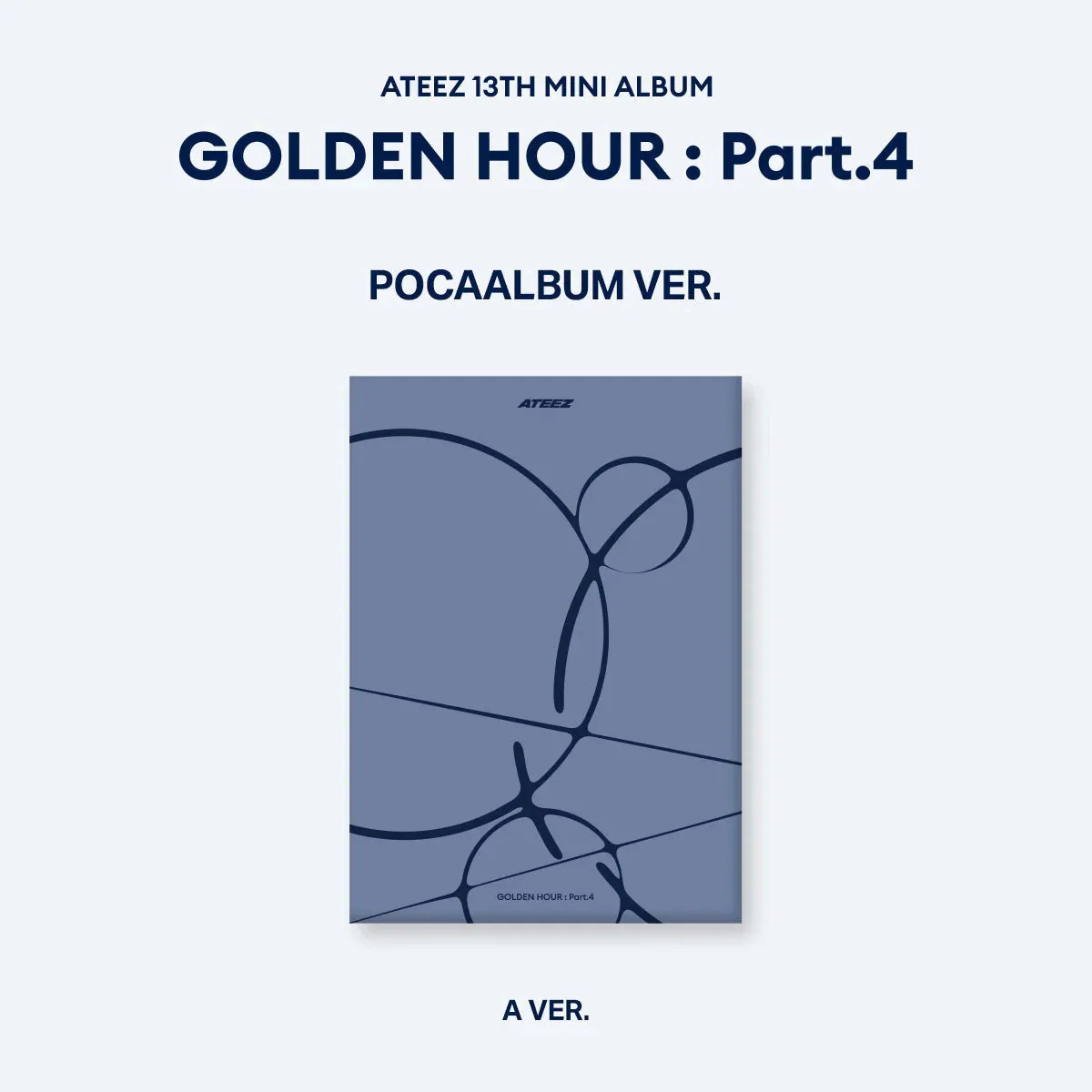 ATEEZ - GOLDEN HOUR : PART.4 (POCA ALBUM) + Makestar Gift - Image 3