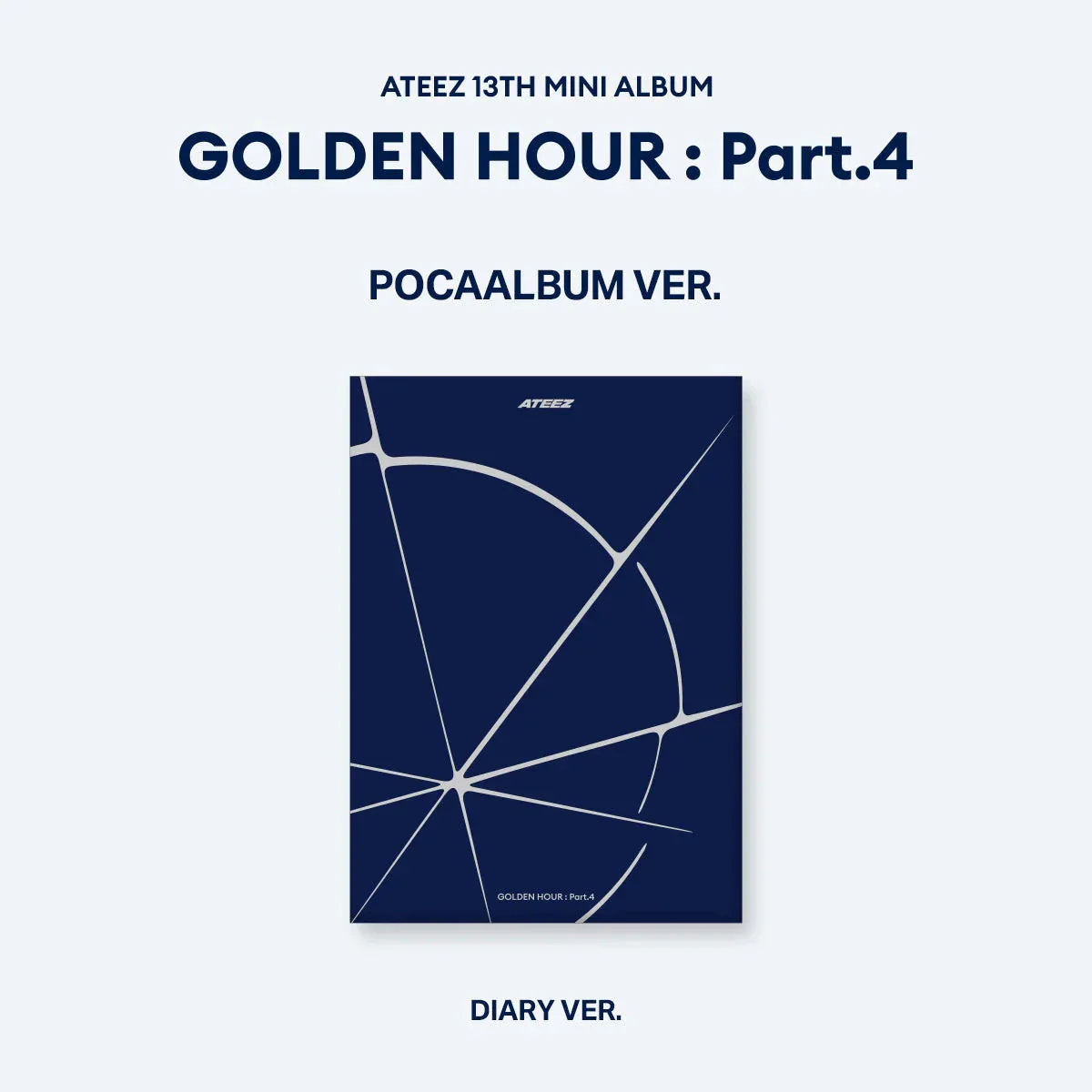 ATEEZ - GOLDEN HOUR : PART.4 (POCA ALBUM) + Makestar Gift - Image 4
