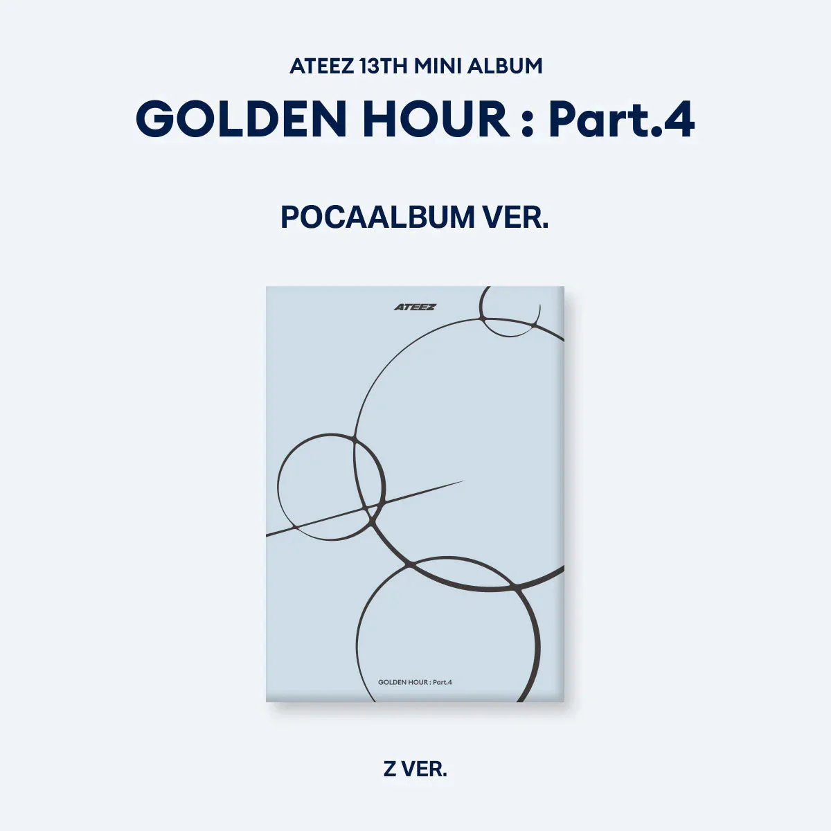 ATEEZ - GOLDEN HOUR : PART.4 (POCA ALBUM) + Makestar Gift - Image 5