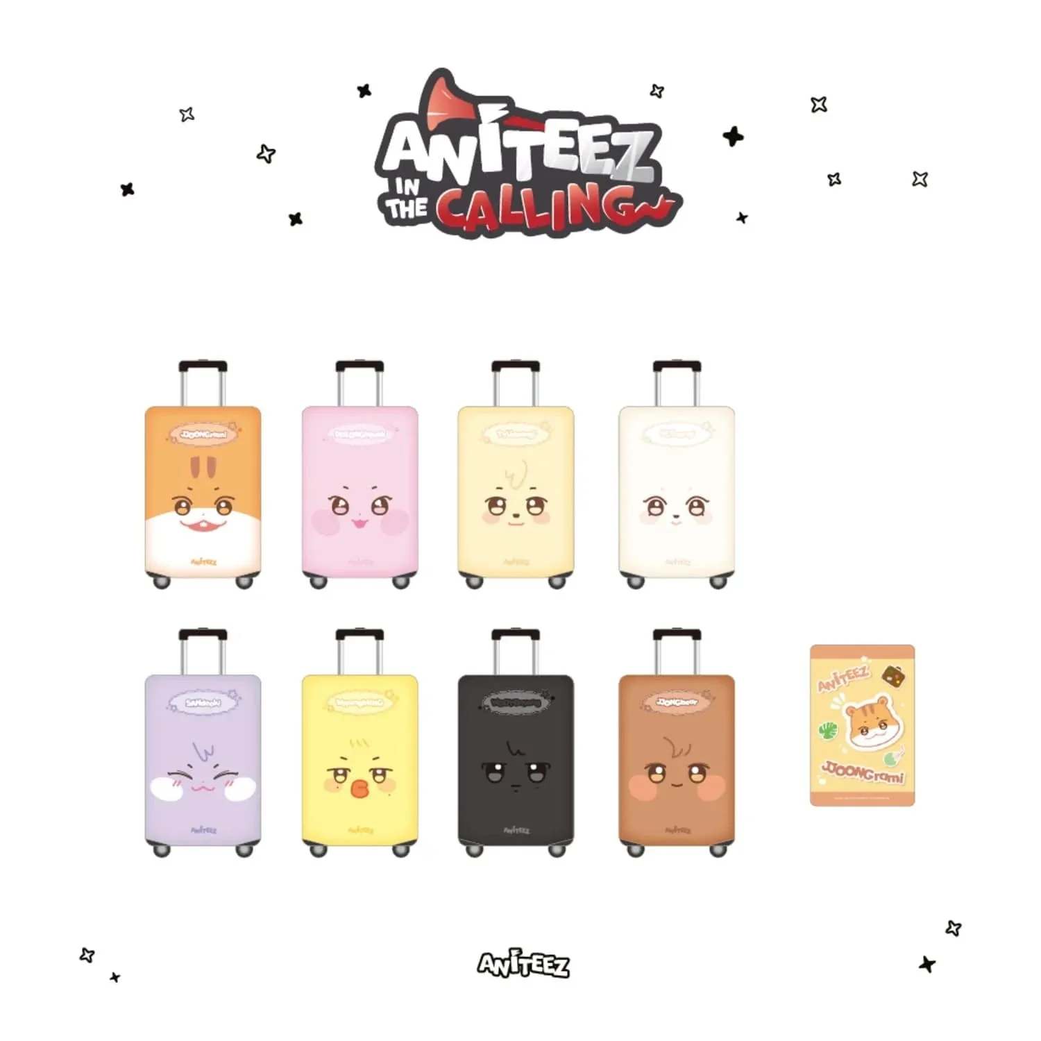 ATEEZ - LUGGAGE COVER (ANITEEZ IN THE CALLING OFFICIAL MD) - Image 3