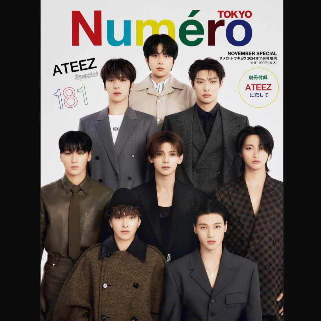 ATEEZ - NUMERO TOKYO JAPAN SPECIAL ISSUE (NOVEMBER 2024)