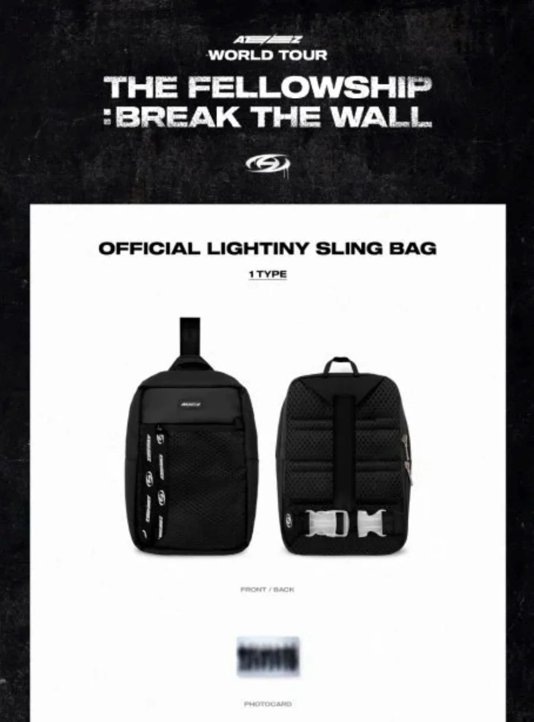 ATEEZ - OFFICIAL LIGHTINY SLING BAG - Image 2
