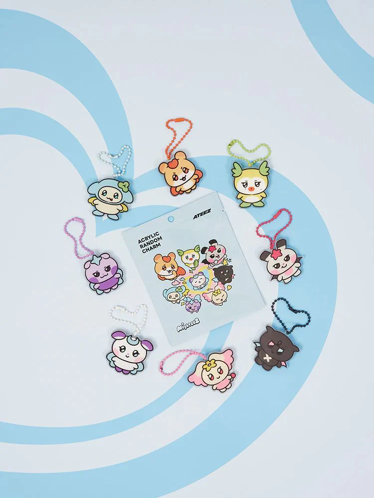 ATEEZ - RANDOM ACRYLIC CHARM (MIGHTEEZ) - Image 2