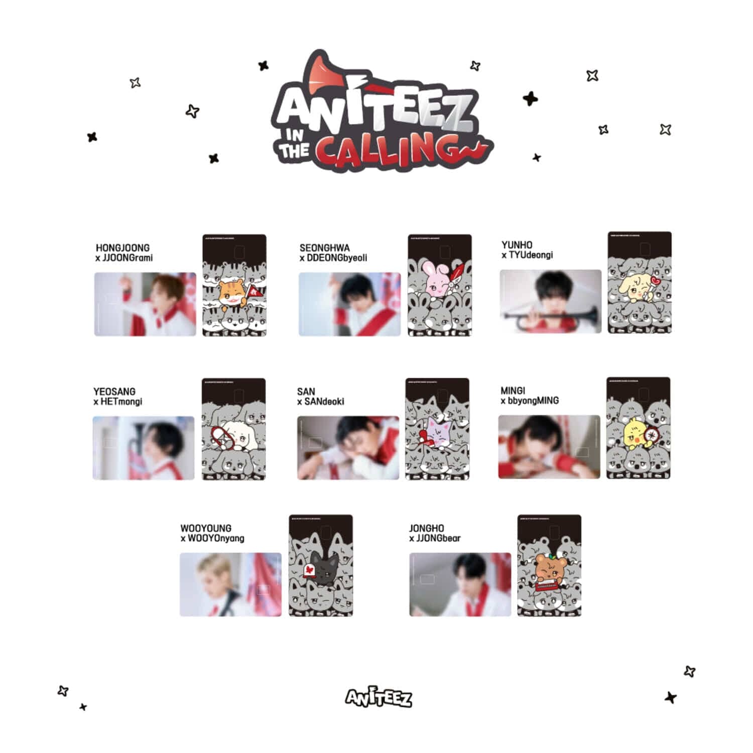 ATEEZ - ANITEEZ IN THE CALLING OFFICIAL MD 4