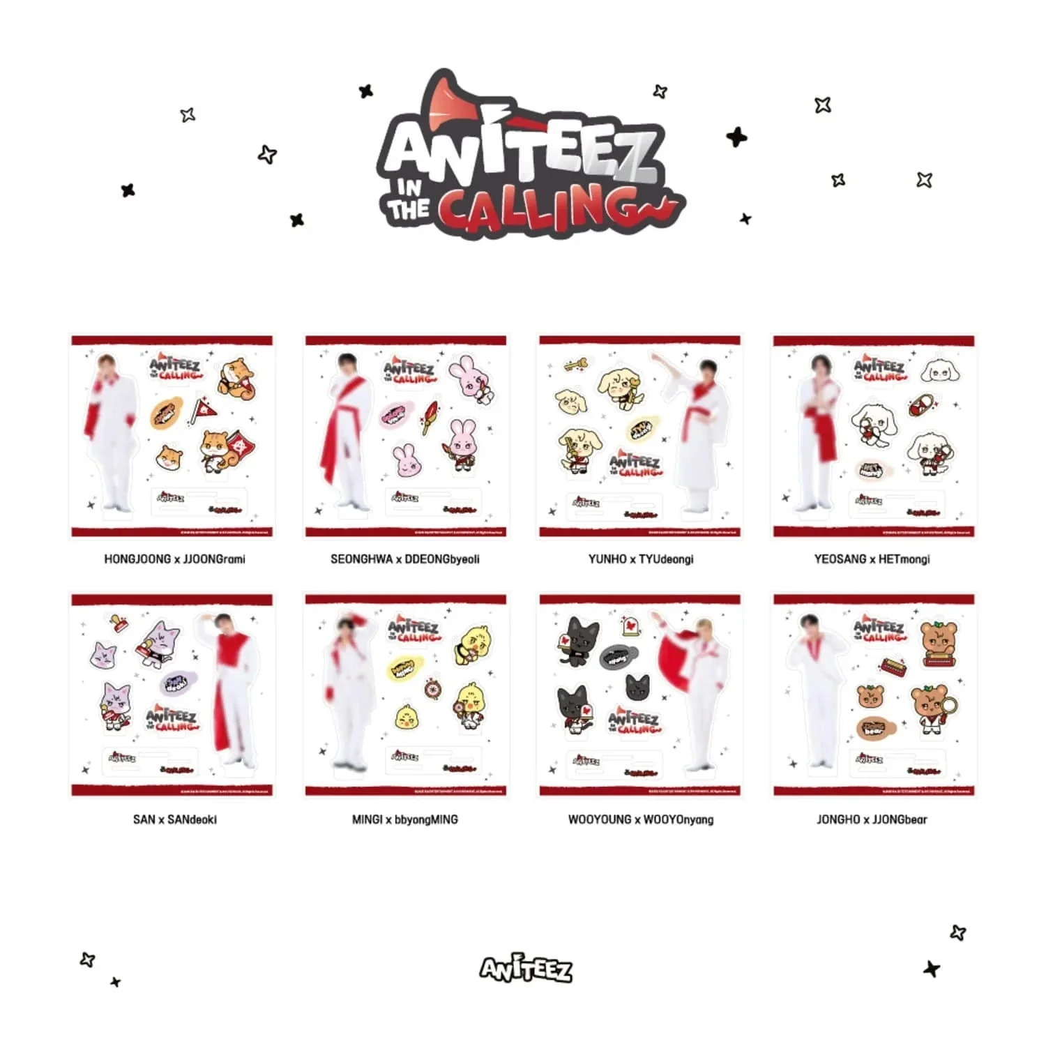 ATEEZ - ANITEEZ IN THE CALLING OFFICIAL MD 4 - Image 3