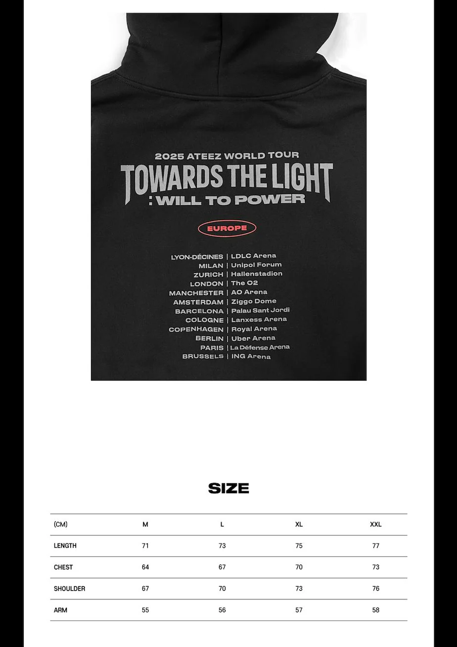 ATEEZ - T-SHIRT & HOODIE ('2025 ATEEZ WORLD TOUR IN EUROPE' MD) - Image 14