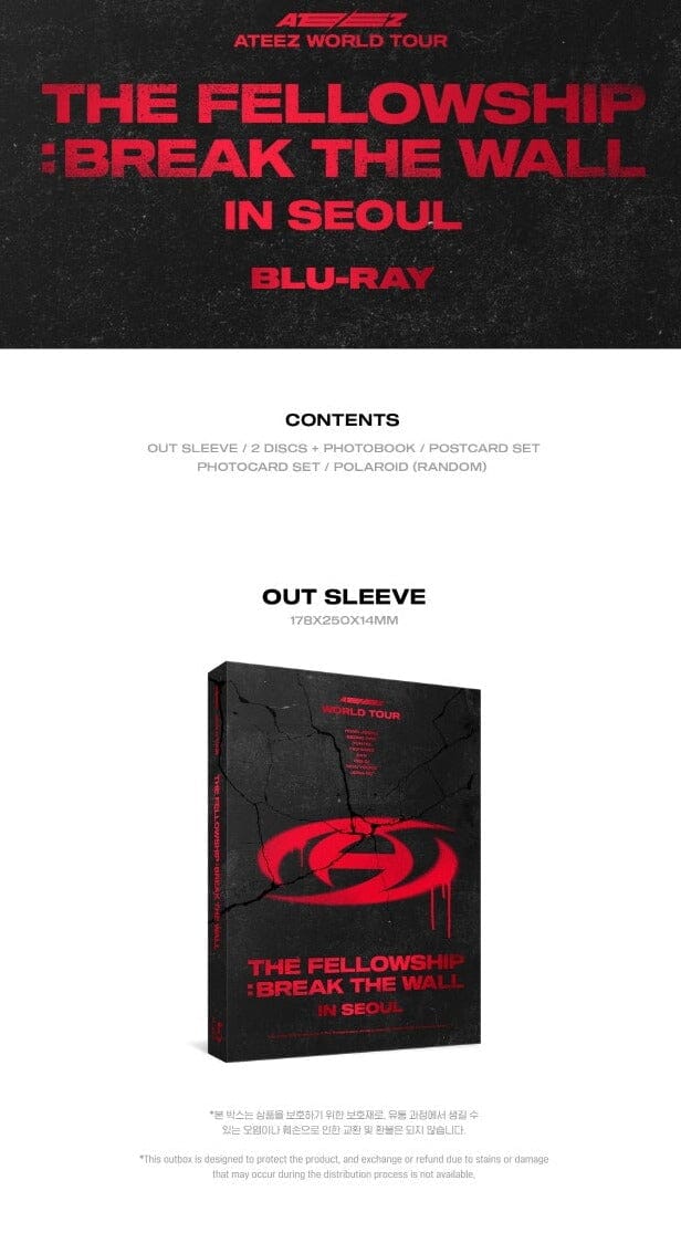 ATEEZ - THE FELLOWSHIP BREAK THE WALL IN SEOUL (BLU-RAY) - Image 2