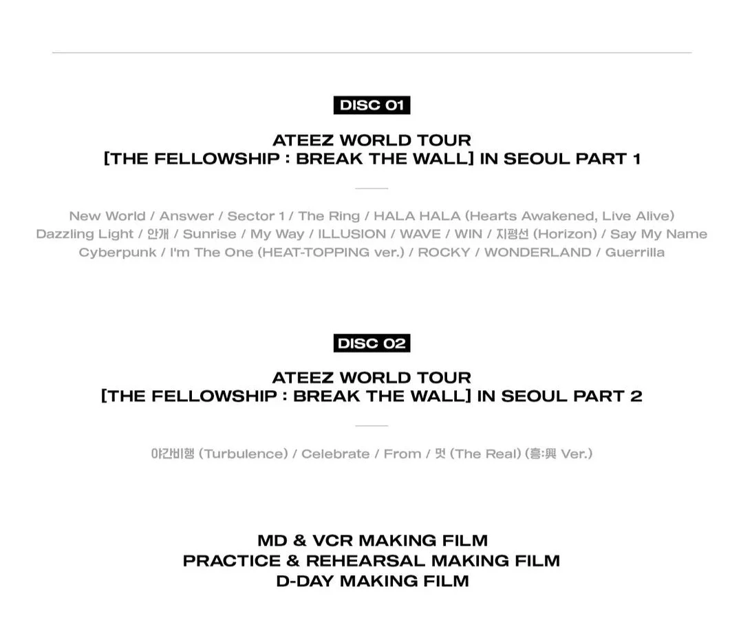 ATEEZ - THE FELLOWSHIP BREAK THE WALL IN SEOUL (DVD) - Image 4