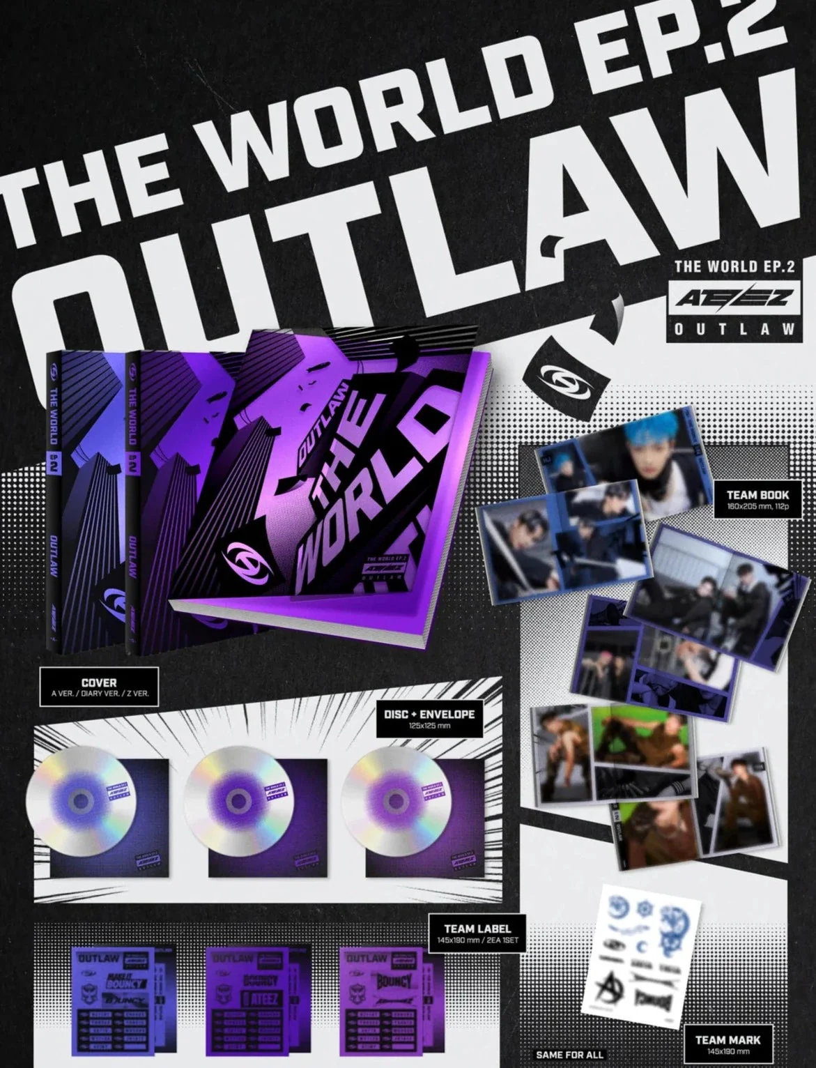 ATEEZ - THE WORLD EP.2 OUTLAW - Image 5