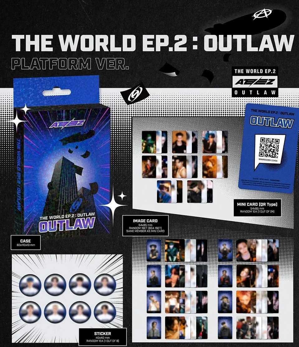 ATEEZ - THE WORLD EP.2 OUTLAW (PLATFORM VER.) - Image 2