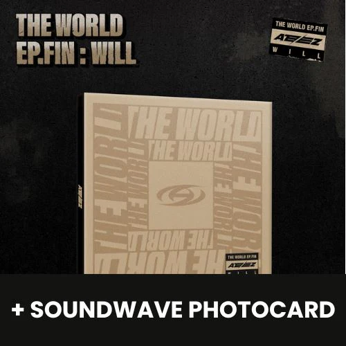 ATEEZ - THE WORLD EP.FIN : WILL (2ND FULL ALBUM) DIGIPAK VER. + Soundwave Photocard