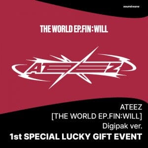 ATEEZ - THE WORLD EP.FIN : WILL (DIGIPAK VER.) LUCKY GIFT EVENT