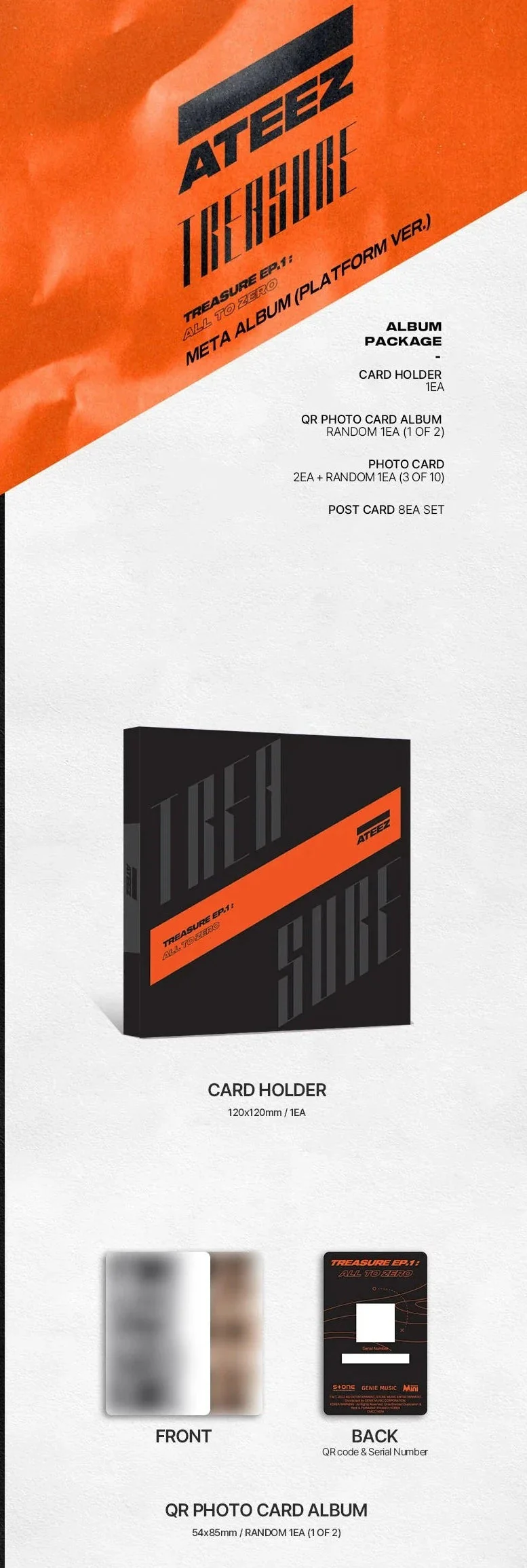 ATEEZ - TREASURE EP SERIES: EP1 All to Zero (Platform Ver.) - Image 2