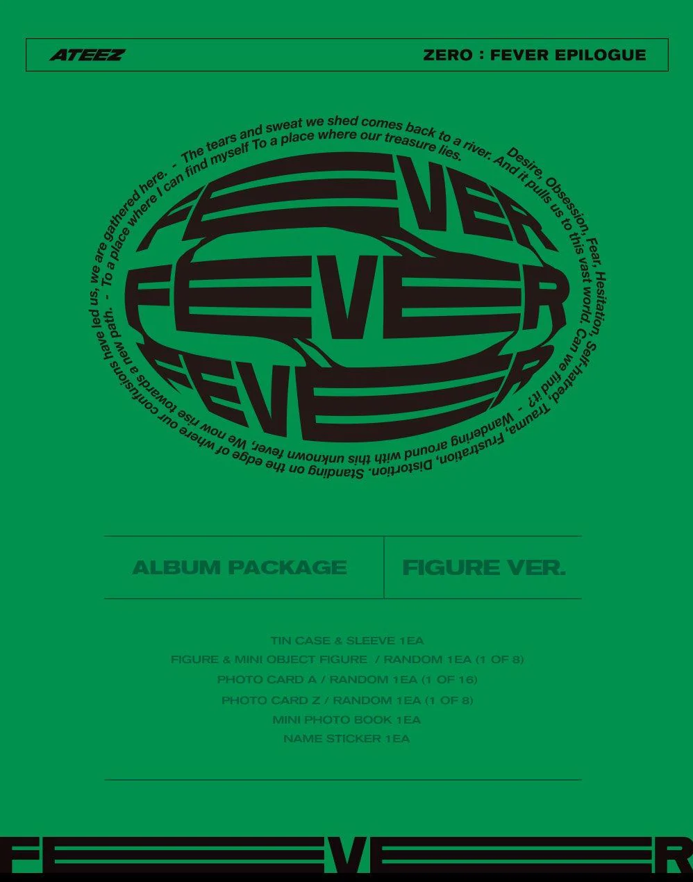 ATEEZ - ZERO : FEVER EPILOGUE (FIGURE VER.) + Mini Record Gift - Image 2
