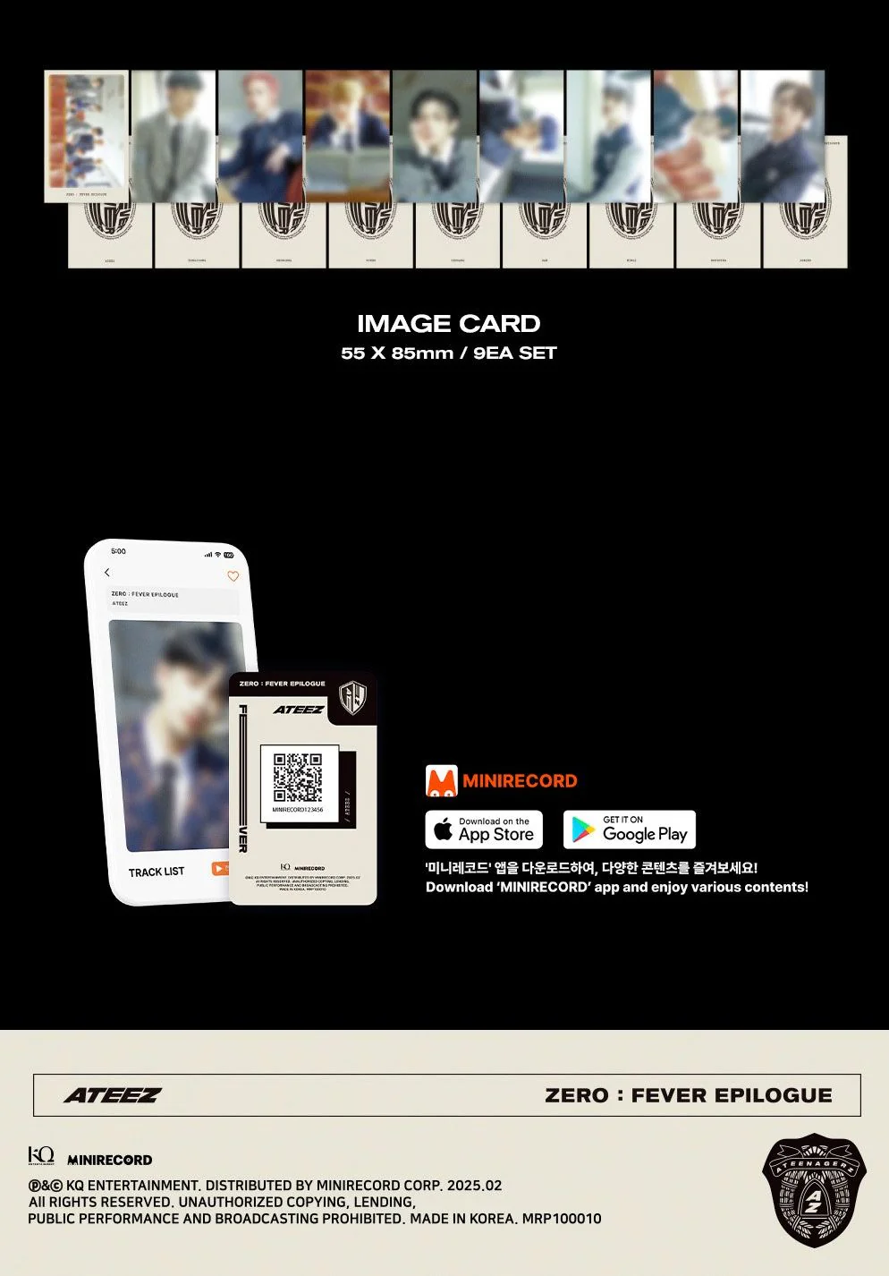 ATEEZ - ZERO : FEVER EPILOGUE (PLATFORM VER.) + Mini Record Gift - Image 5