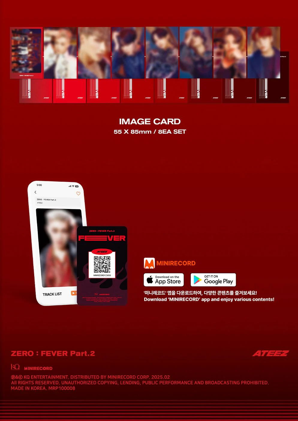 ATEEZ - ZERO : FEVER PART.2 (PLATFORM VER.) + Mini Record Gift - Image 5