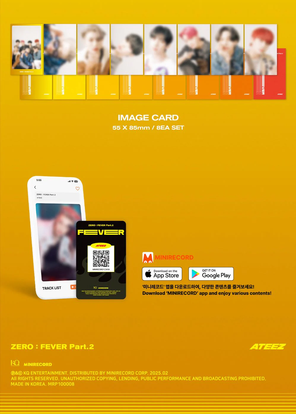 ATEEZ - ZERO : FEVER PART.2 (PLATFORM VER.) + Mini Record Gift - Image 9