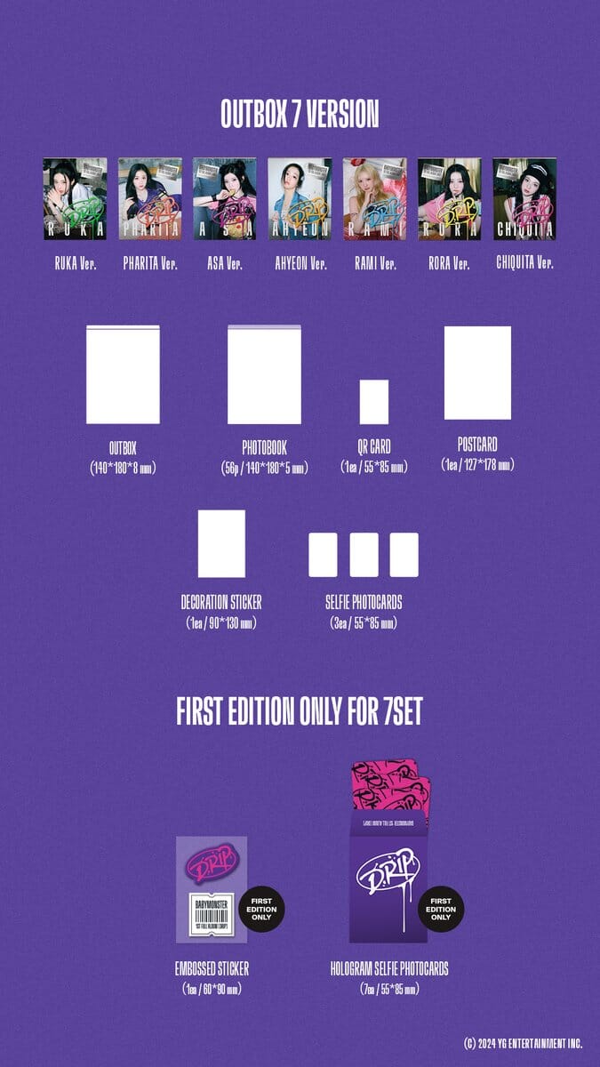 BABYMONSTER - DRIP (YG TAG ALBUM VER.) - Image 3