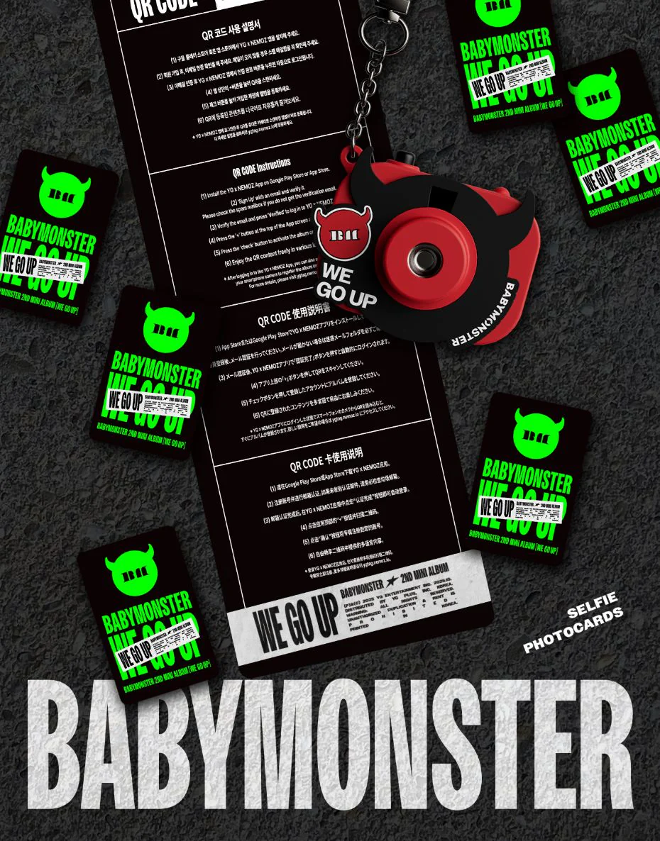 BABYMONSTER - WE GO UP (MINI BEAM KEYRING VER.) - Image 3