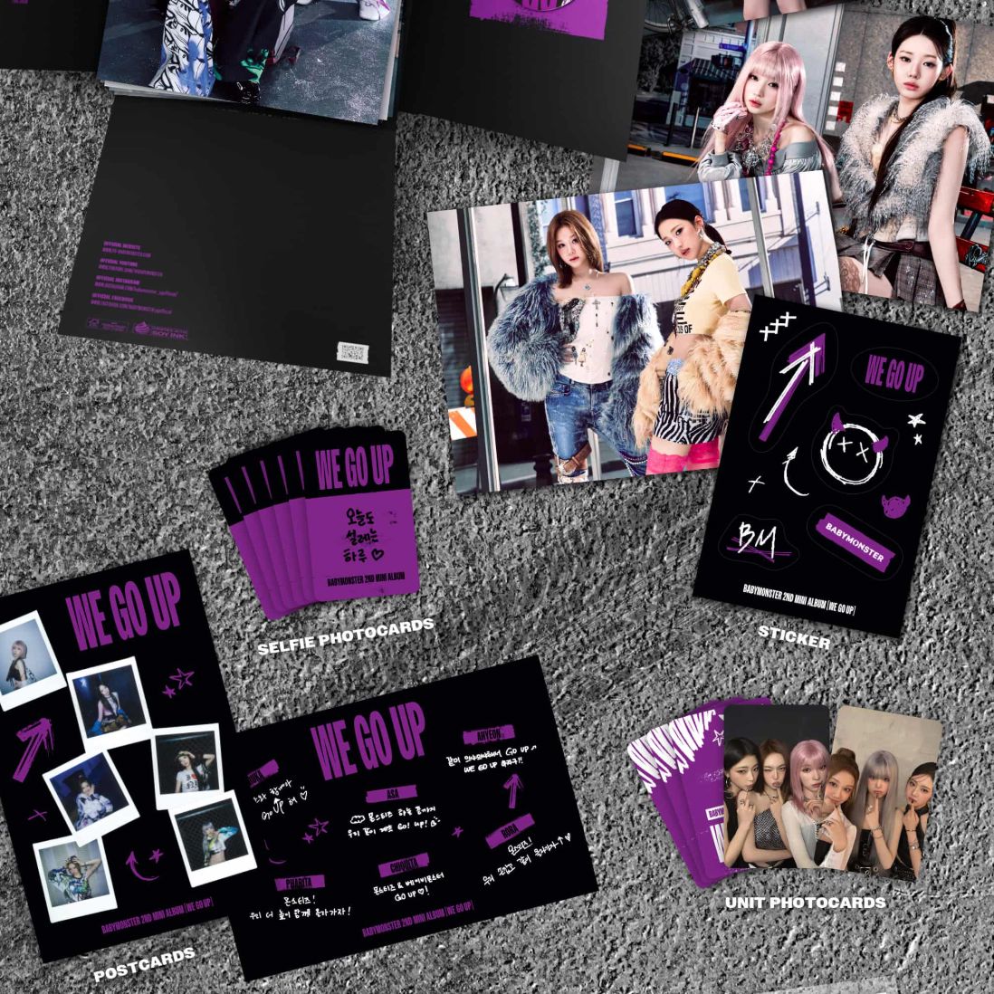 BABYMONSTER - WE GO UP (POSTCARD VER.) - Image 3