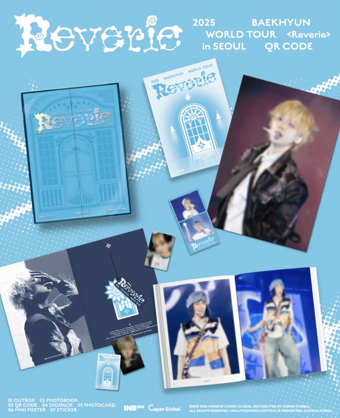 BAEKHYUN - 2025 BAEKHYUN WORLD TOUR 'REVERIE' IN SEOUL (BLU-RAY & QR CODE) - Image 4
