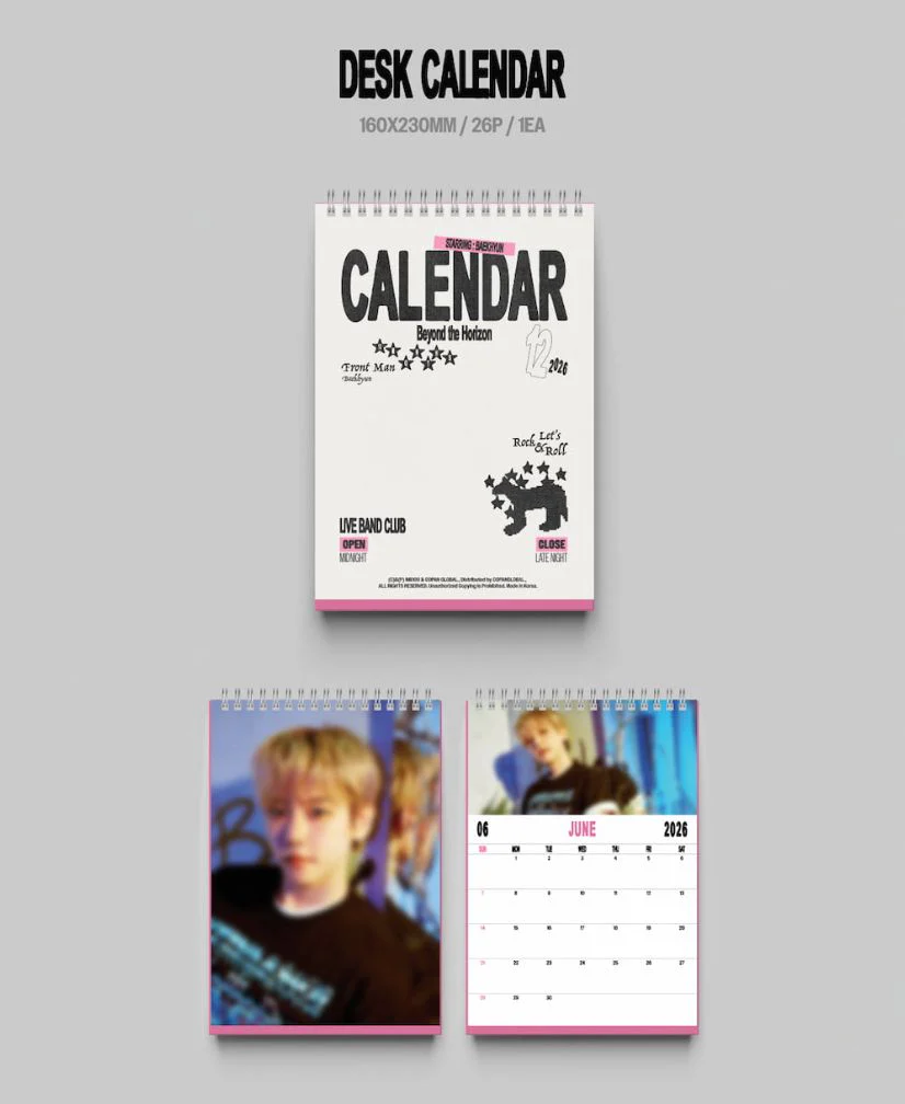 BAEKHYUN (EXO) - 2026 SEASON'S GREETINGS (BORN TO B) + Extra Photocard - Image 6