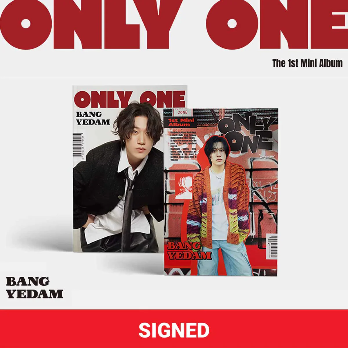 BANG YEDAM (TREASURE) - ONLY ONE (1ST MINI ALBUM) SIGNED