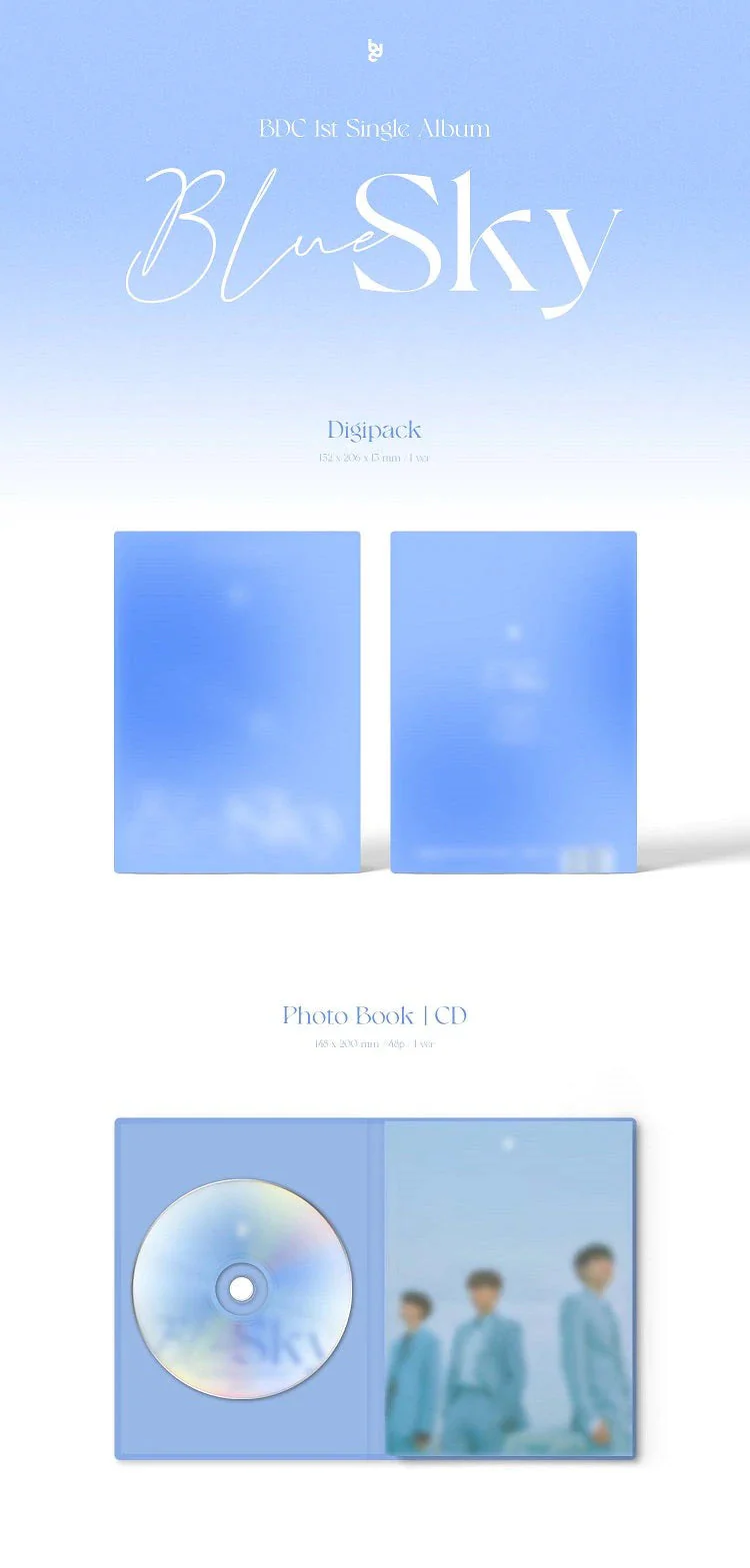 BDC - [BLUE SKY] 1ST SINGLE ALBUM - Image 2