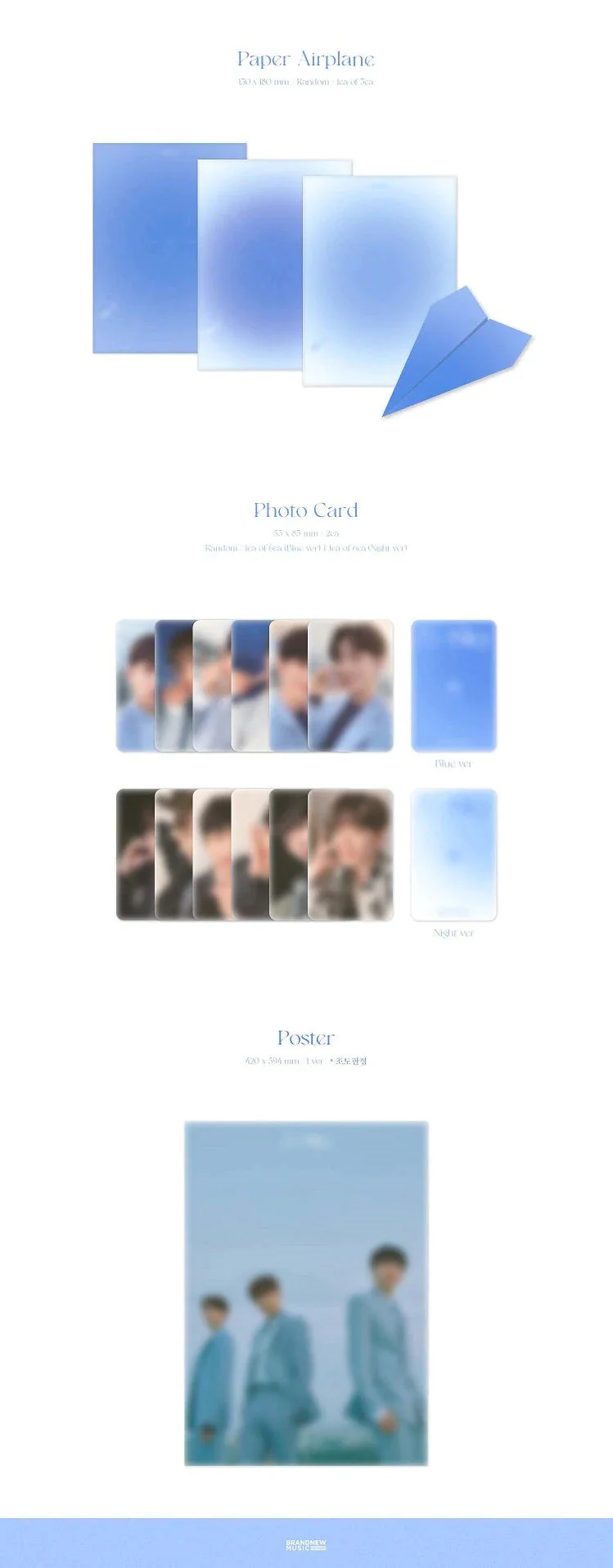BDC - [BLUE SKY] 1ST SINGLE ALBUM - Image 3