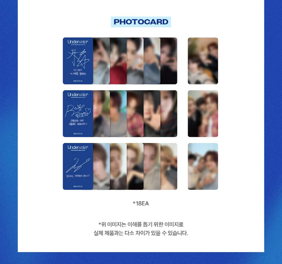 BIG OCEAN - PHOTO CARD SET (UNDERWATER) - Image 3