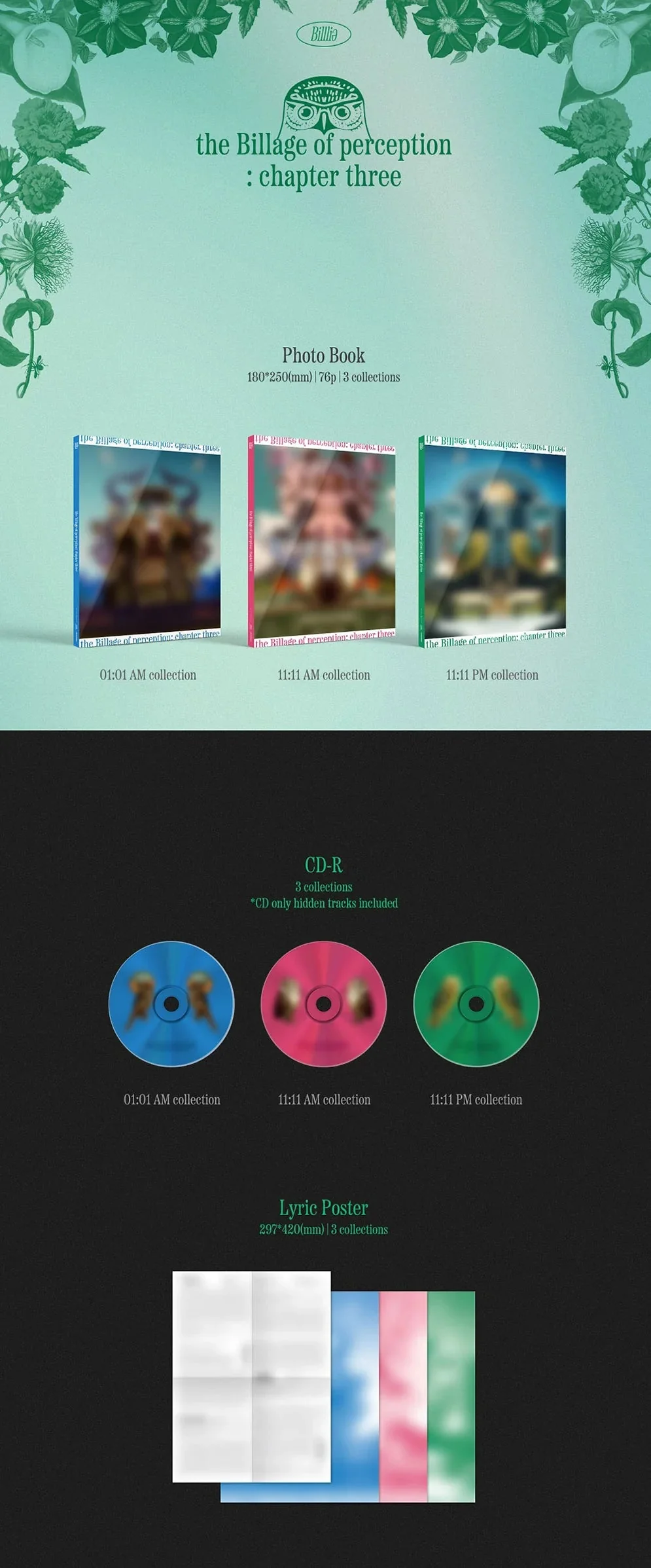 BILLLIE - THE BILLAGE OF PERCEPTION: CHAPTER THREE (4TH MINI ALBUM) - Image 5